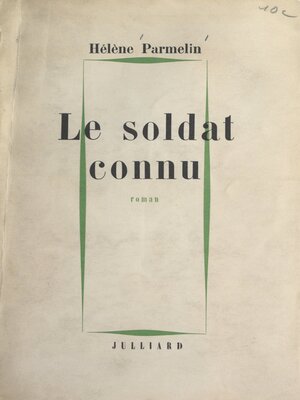 cover image of Le soldat connu